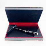 Montblanc Franz Kafka Limited Edition Deep Translucent Burgundy  Ballpoint Pen - Sterling Silver Trim
