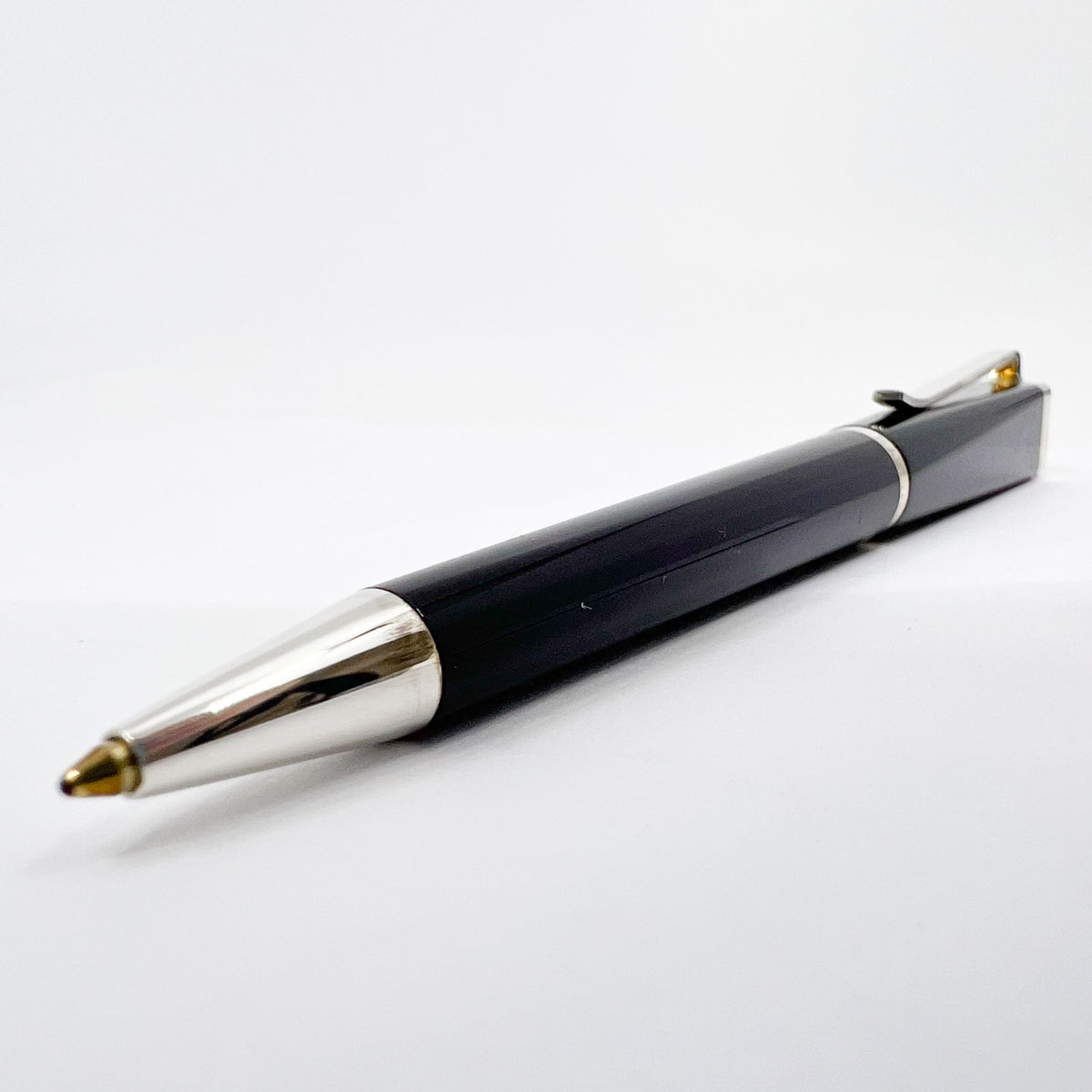 Montblanc Franz Kafka Limited Edition Deep Translucent Burgundy  Ballpoint Pen - Sterling Silver Trim