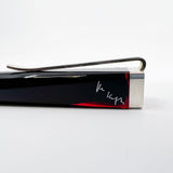 Montblanc Franz Kafka Limited Edition Deep Translucent Burgundy  Ballpoint Pen - Sterling Silver Trim