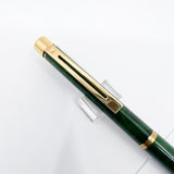 Sheaffer Targa Marbled Green Ronce Lacque Ballpoint Pen