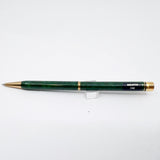 Sheaffer Targa Marbled Green Ronce Lacque Ballpoint Pen