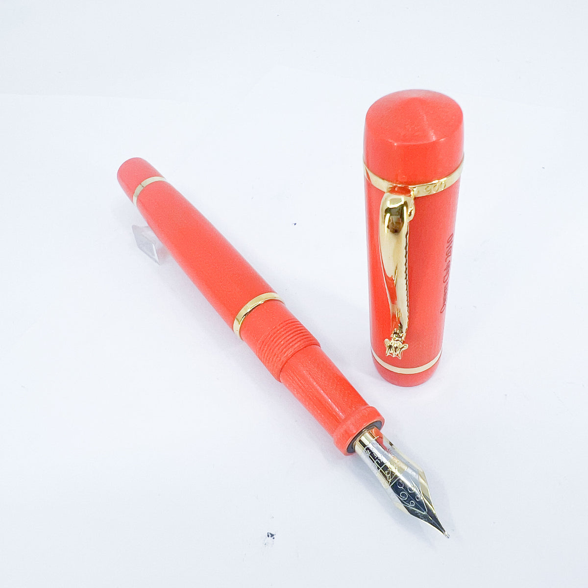 Bexley 2010 Owner's Club Limited Edition Orange  Fountain Pen - Fine 18kt  Gold Nib
