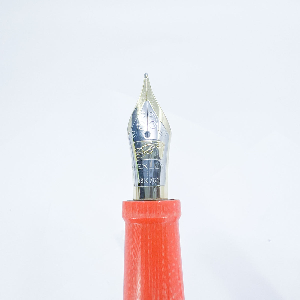 Bexley 2010 Owner's Club Limited Edition Orange  Fountain Pen - Fine 18kt  Gold Nib