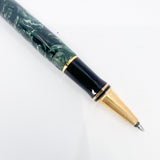 Parker Duofold Marbled Green Rollerball (Circa 1991)