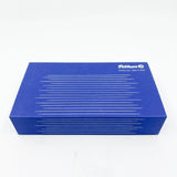 Pelikan M815 Metal Striped Blue Fountain Pen - Fine 18kt Gold Nib