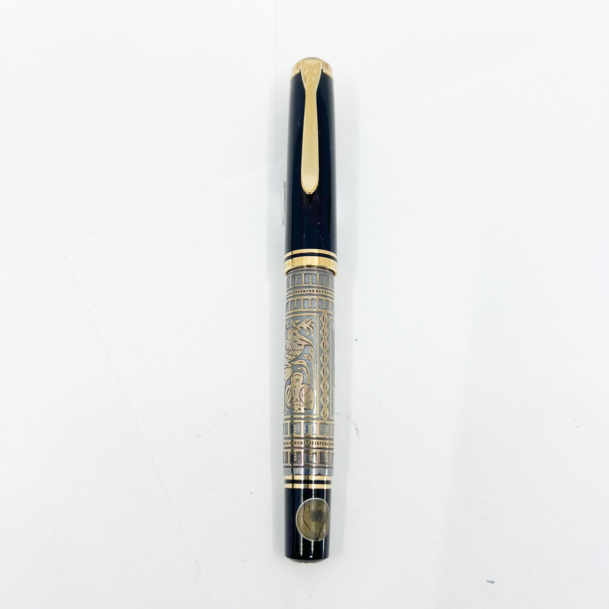 Pelikan M900 Toledo Gold Vermeil Fountain Pen - Fine 18C Gold Nib - 1990's