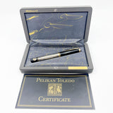 Pelikan M900 Toledo Gold Vermeil Fountain Pen - Fine 18C Gold Nib - 1990's