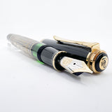 Pelikan M900 Toledo Gold Vermeil Fountain Pen - Fine 18C Gold Nib - 1990's