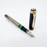 Pelikan M900 Toledo Gold Vermeil Fountain Pen - Fine 18C Gold Nib - 1990's