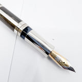 Graf von Faber Castell 2007 Gemstone (Petrified Wood) Pen of the Year Fountain Pen - Medium 18kt Gold Nib
