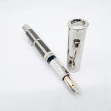 Graf von Faber Castell 2007 Gemstone (Petrified Wood) Pen of the Year Fountain Pen - Medium 18kt Gold Nib