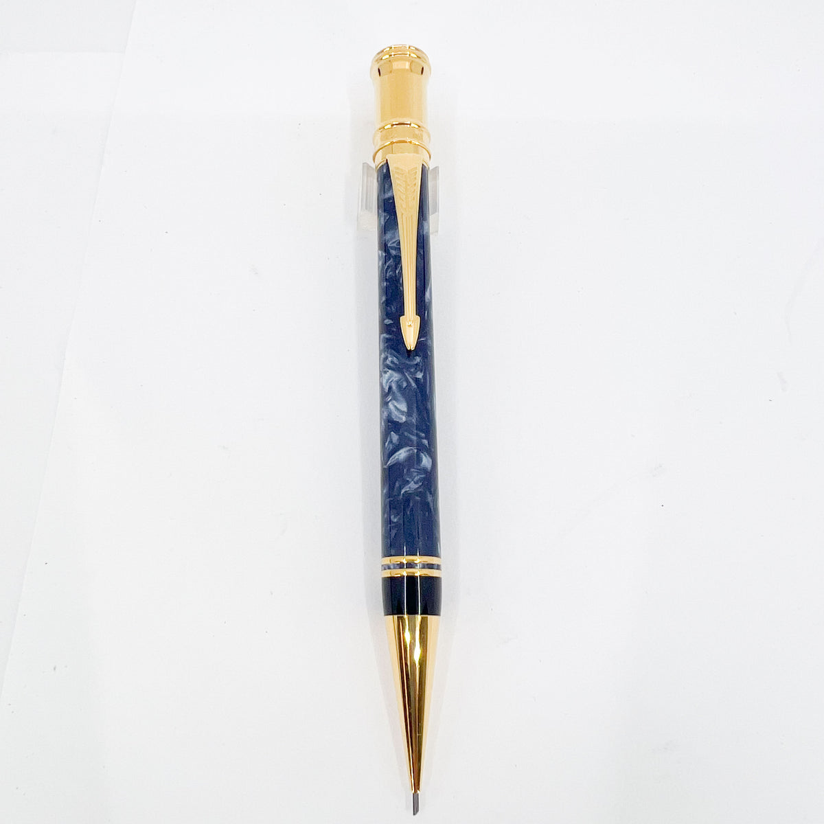 Parker Duofold Marble Blue Mechanical Pencil 0.9mm (Circa 1991)
