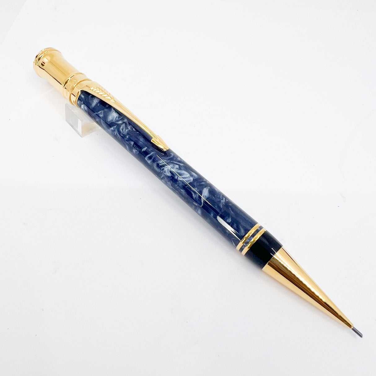 Parker Duofold Marble Blue Mechanical Pencil 0.9mm (Circa 1991)