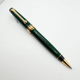 Aurora Optima Solid Green Auroloide Ballpoint Pen Circa 2000