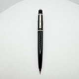 Cartier Diabolo Black Mechanical Pencil - 0.7mm Lead - Platinum-Plated Trim