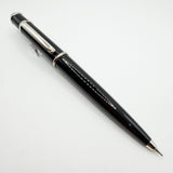 Cartier Diabolo Black Mechanical Pencil - 0.7mm Lead - Platinum-Plated Trim