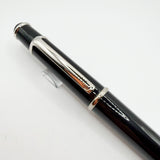 Cartier Diabolo Black Mechanical Pencil - 0.7mm Lead - Platinum-Plated Trim