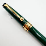 Aurora Optima Solid Green Auroloide Ballpoint Pen Circa 2000