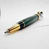 Aurora Optima Solid Green Auroloide Ballpoint Pen Circa 2000