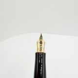 Parker Sonnet Moonbeam Lacque Marbled Charcoal/Ivory Fountain Pen -  Fine 18kt Gold Nib