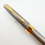 Parker Sonnet Sterling Silver Cisele Cross Hatch Design Ballpoint  Pen - Circa 1998
