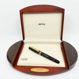 Rotring (German for "Red Ring")  Tintenkuli "1928" Celluloid Limited Edition Fountain Pen Celebrating 70 Years of Rotring Pen Production - Medium 18kt Gold Nib + an Interchangeable Stylographic Tubular Point
