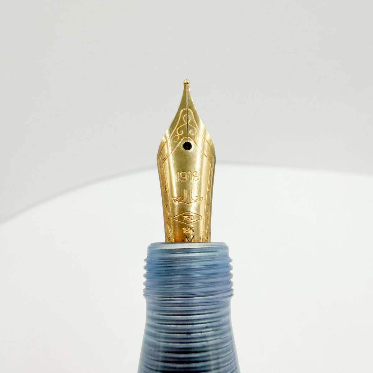 Ancora (Italy) Demonstrator Limited Edition Fountain Pen - Fine Semi-Flex 18kt Gold Nib