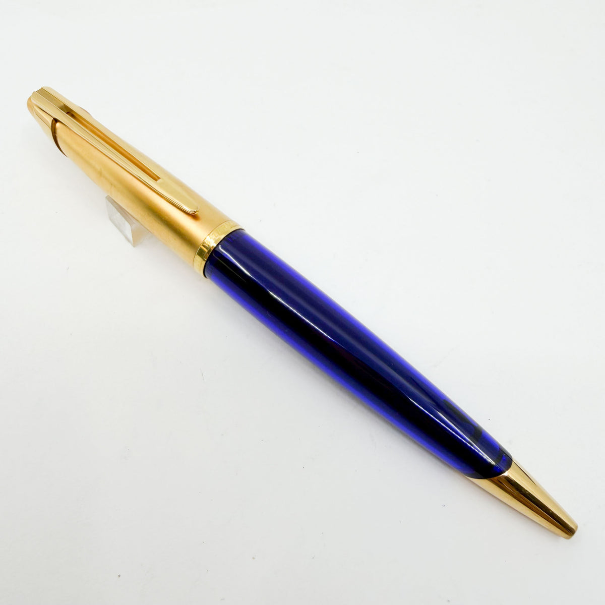 Waterman Edson Translucent Blue Ballpoint Pen