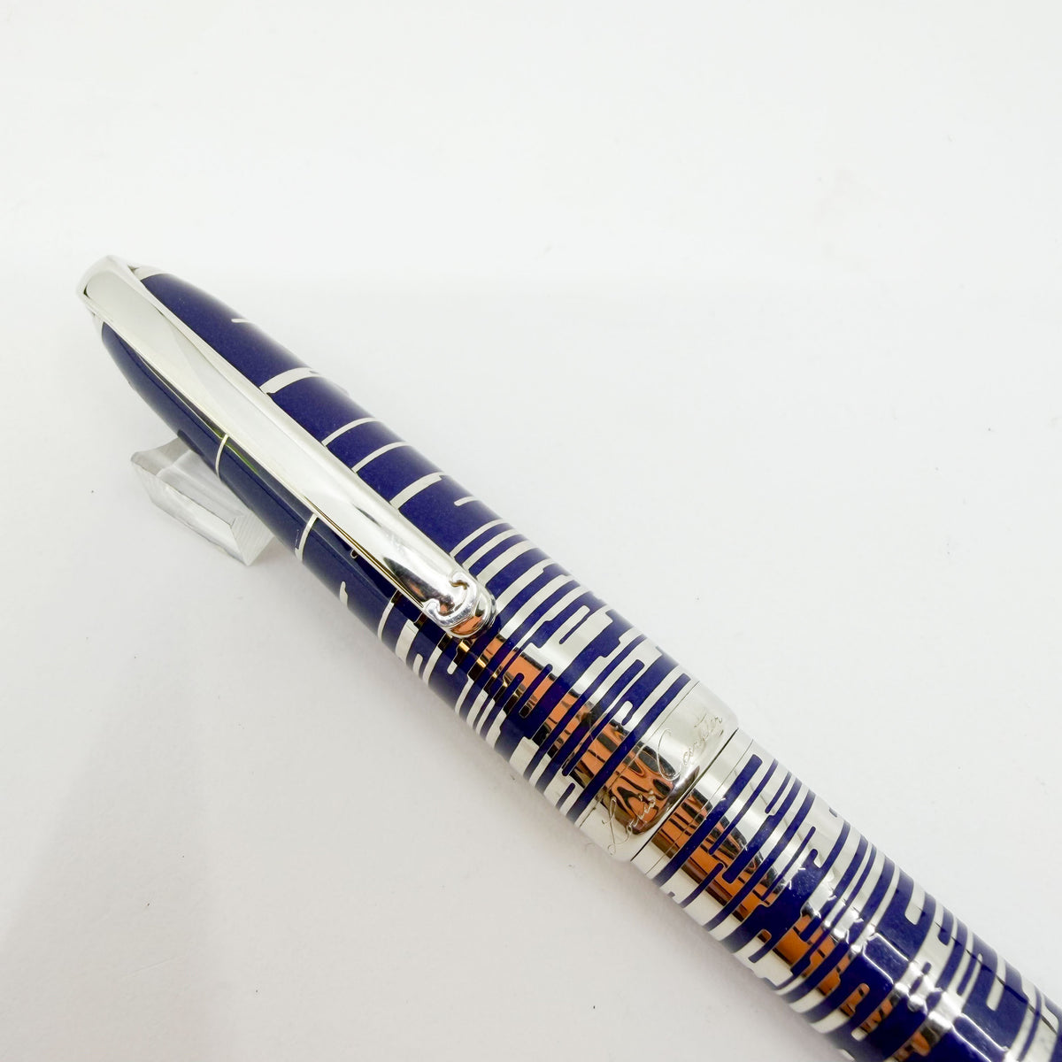 Cartier Constellation Limited Edition Blue Laque & Platinum Plated Ballpoint Pen - LE# 291/1847
