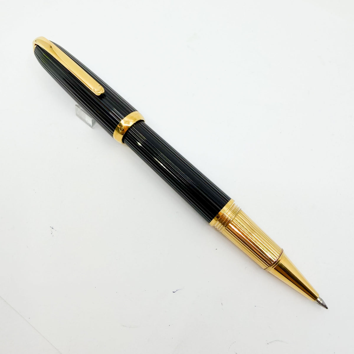 Cartier - Louis Cartier Black Composite Ribbed Rollerball - Gold-Plated Trim