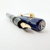 Pelikan Lapis Blue Celluloid  (1935 Originals of their Time) Limited Edition Fountain Pen - Fine 18kt Gold Nib