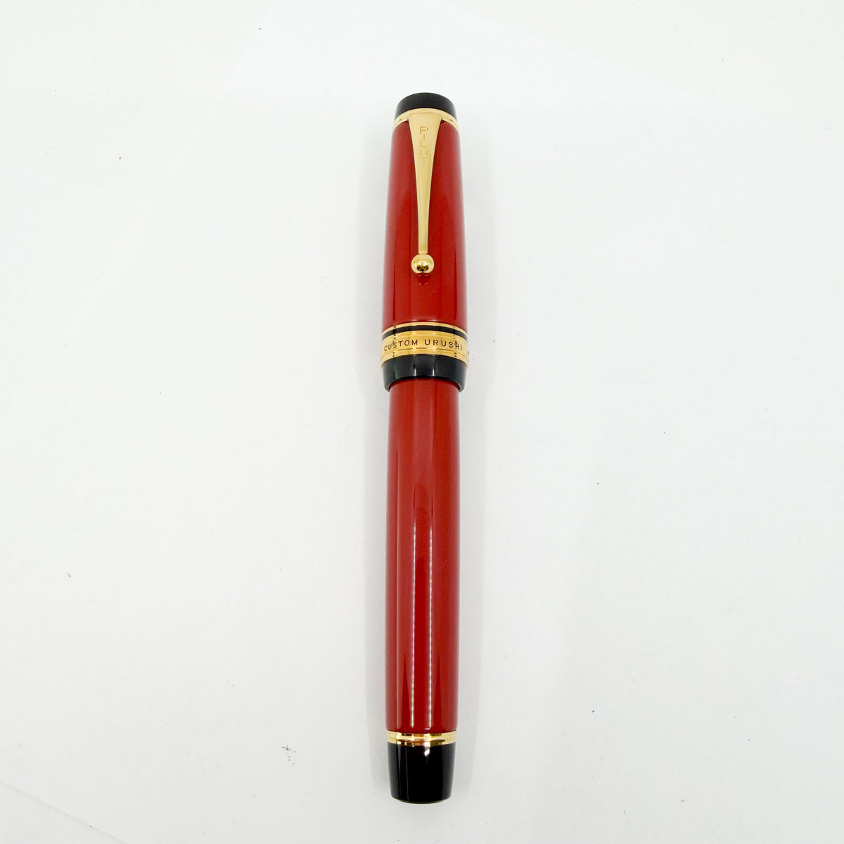 Pilot Namiki Custom 845  Vermillion Urushi Fountain Pen - Broad 18kt Gold Nib