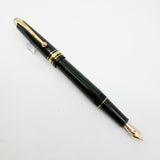 Montblanc Meisterstuck Fountain Pen - 145 The Origin Green -  Celebrating the 100th Anniversary of the Meisterstuck - Medium 14kt Gold Nib