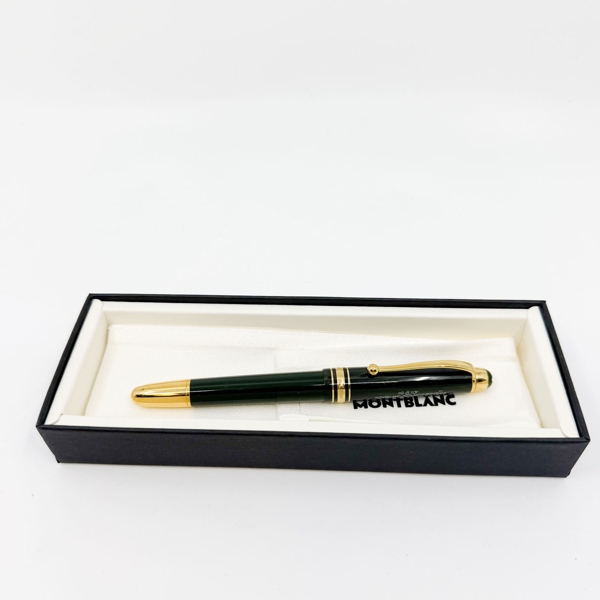 Montblanc Meisterstuck Fountain Pen - 145 The Origin Green -  Celebrating the 100th Anniversary of the Meisterstuck - Medium 14kt Gold Nib