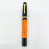 Maiora Mytho K Origine (Orange & Black) Fountain Pen   -  Medium 14kt Gold Nib