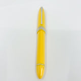 OMAS Yellow 360 Triangulated Fountain Pen - Semi-Flex Medium 18kt Gold Nib