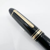 Montblanc Meisterstuck #149 (Largest) Black Resin  Fountain Pen   -  Semi-Flexible Medium 18kt Gold Nib