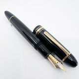 Montblanc Meisterstuck #149 (Largest) Black Resin  Fountain Pen   -  Semi-Flexible Medium 18kt Gold Nib