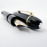 Montblanc Meisterstuck #149 (Largest) Black Resin  Fountain Pen   -  Semi-Flexible Medium 18kt Gold Nib