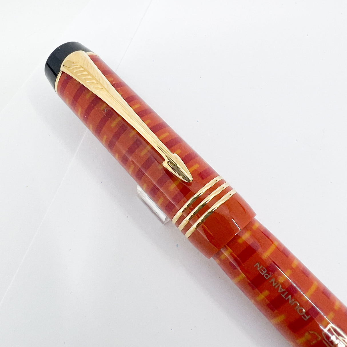 Parker Duofold 100th Anniversary "Big Red"/Orange Centennial Special Edition  - Medium 18kt Gold Nib