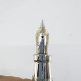 Montegrappa Sterling Silver Reminiscence  Fountain Pen -  Fine 18kt Gold Nib