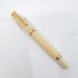 Pelikan M300  Lustrous Ivory Resin Fountain Pen (Circa 2002) - Medium 14kt Gold Nib