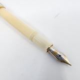 Pelikan M300  Lustrous Ivory Resin Fountain Pen (Circa 2002) - Medium 14kt Gold Nib