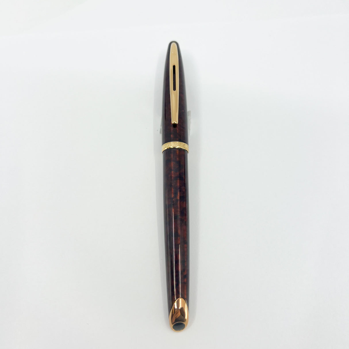 Waterman Carene Amber Shimmer Lacquer Fountain Pen (Now Known as Marine Amber) - Extra Fine 18kt Gold Nib
