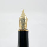 Parker Sonnet Sterling Silver Cisele Cross Hatch Fountain Pen -  Fine 18kt Gold Nib