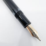Montblanc Meisterstuck Black Resin #146 LeGrand Fountain Pen  - Flexible  Broad 14kt Gold Nib