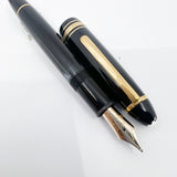 Montblanc Meisterstuck Black Resin #146 LeGrand Fountain Pen  - Flexible  Broad 14kt Gold Nib