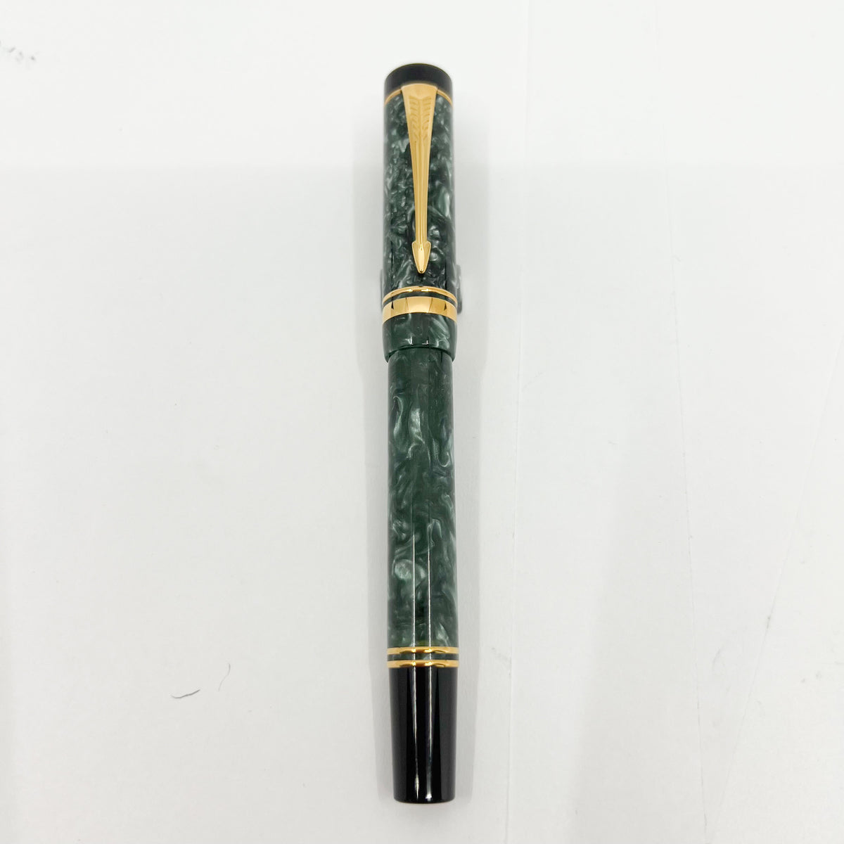Parker Duofold Marbled Green Rollerball