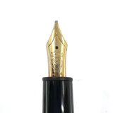 Montblanc #146 LeGrand Meisterstuck Black Resin Fountain Pen  - Flexible Broad 14kt Gold Nib