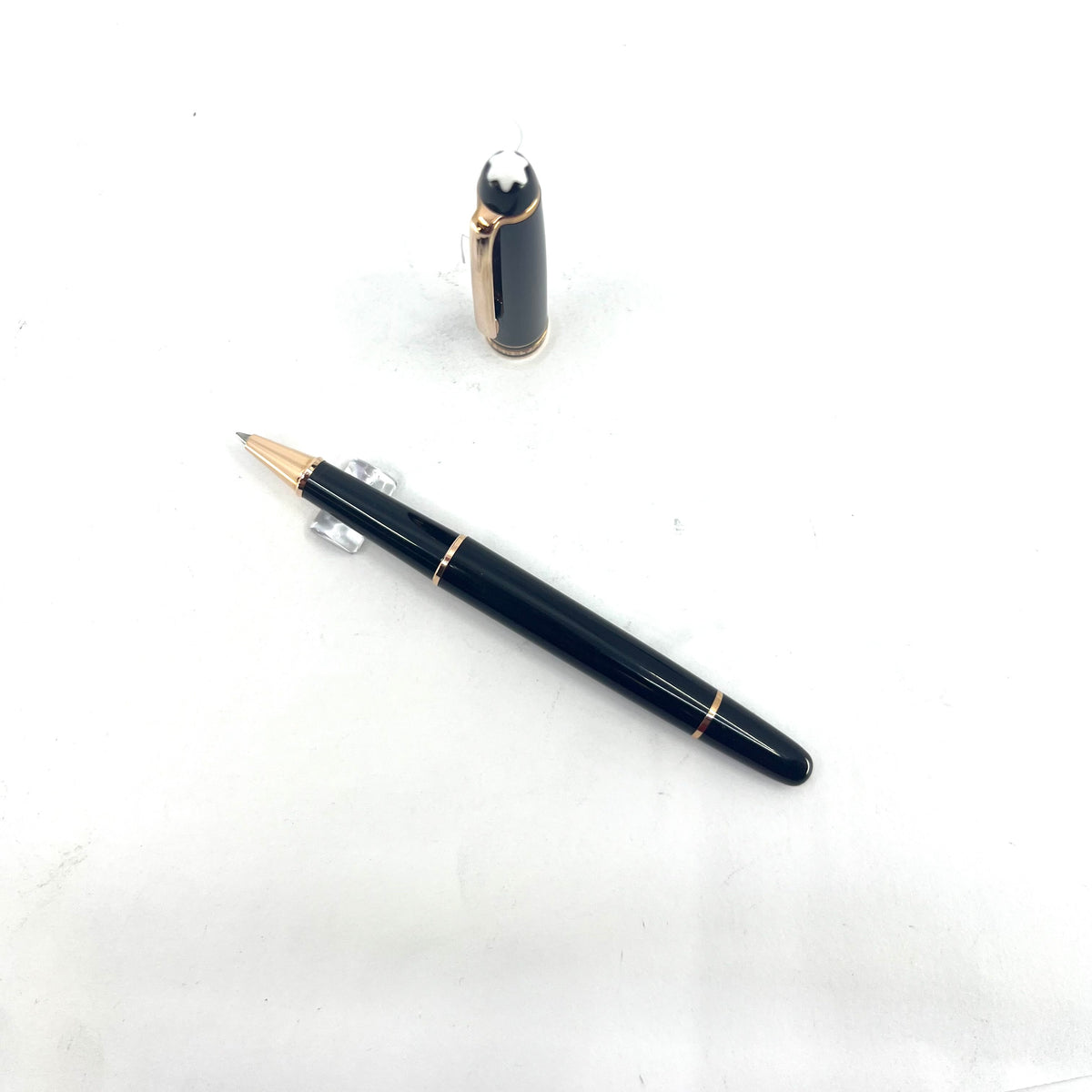 Montblanc Meisterstuck Yellow Gold-Coated Black Resin Classique Rollerball